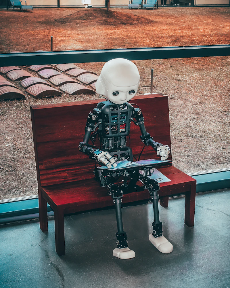 Composição abstrata em violeta e azul representando uma rede distribuída